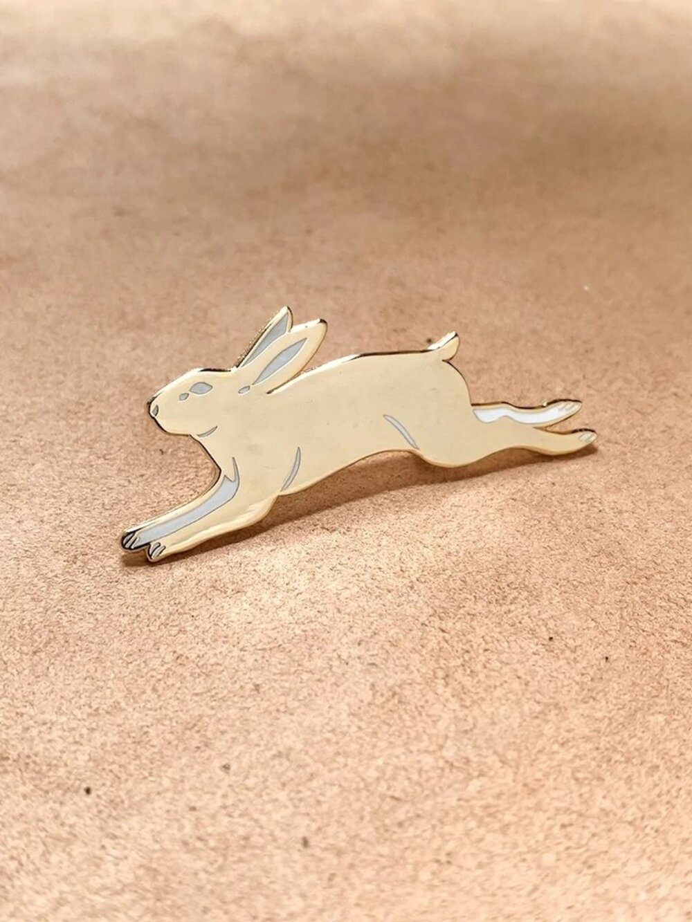 Eradura Golden Rabbit Enamel Pin
